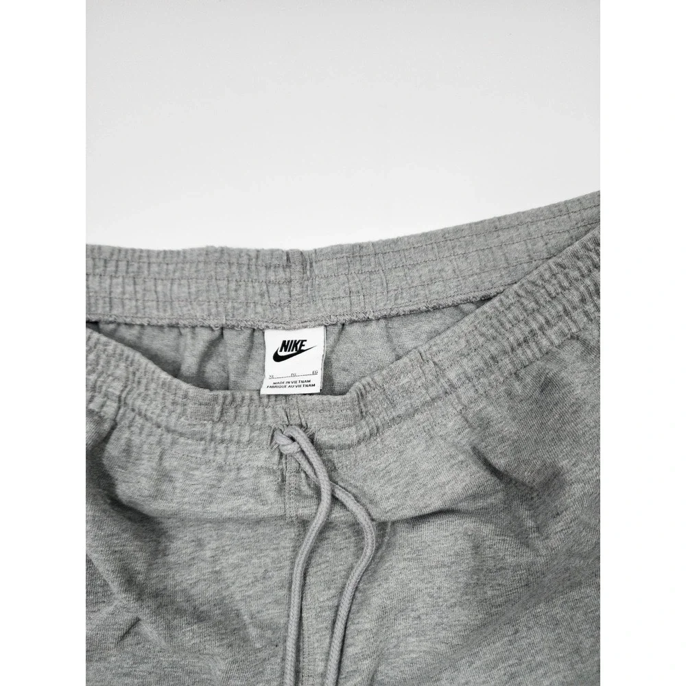 Nike Mens Sportswear Jersey Shorts Gray Cotton Elastic Waist Pockets XL